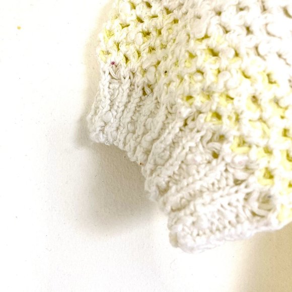 VINTAGE Womens Crochet Knitted Short Sleeve blouse Vest Top T-shirt - Picture 6 of 9